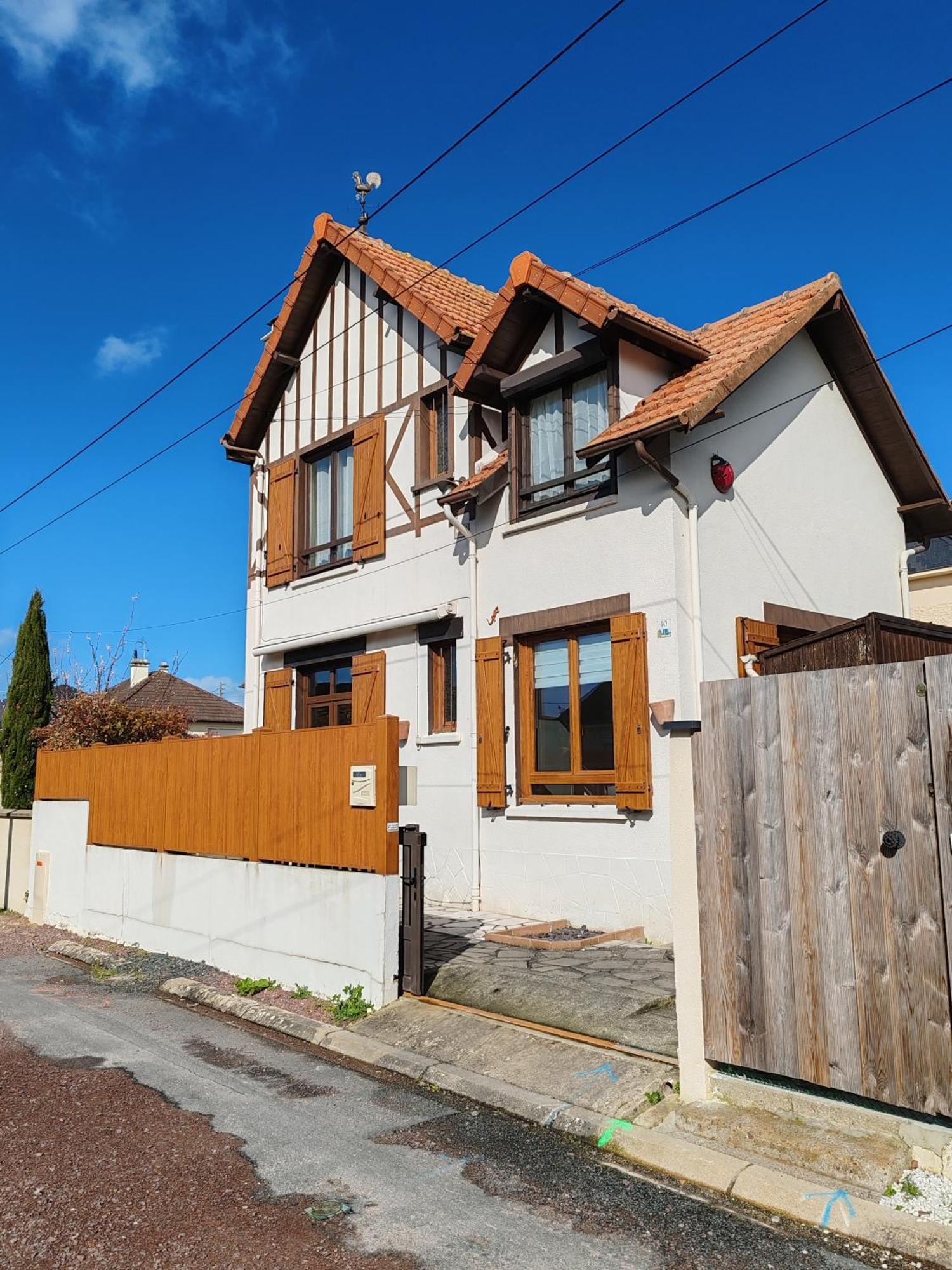 Villa Francette A 500M De La Plage Ouistreham Bagian luar foto