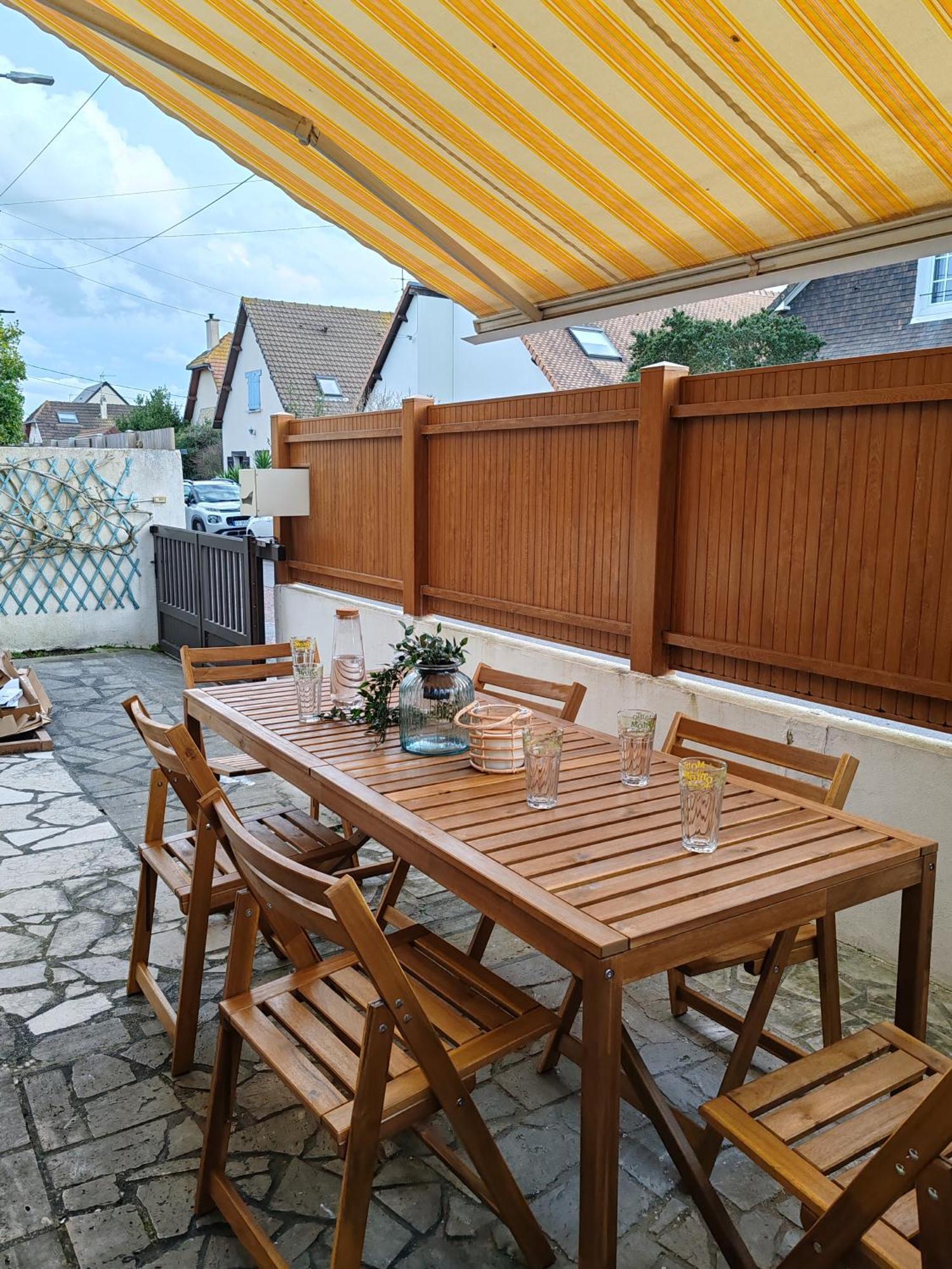 Villa Francette A 500M De La Plage Ouistreham Bagian luar foto